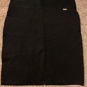 Calvin Klein black stretch pencil skirt 1X